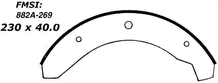 Porterfield Brake Shoes for 1975 VOLKSWAGEN BEETLE