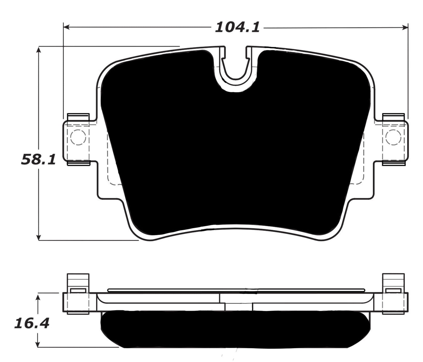 Porterfield Brake Pads for 2017 JAGUAR XJ/XJL V6