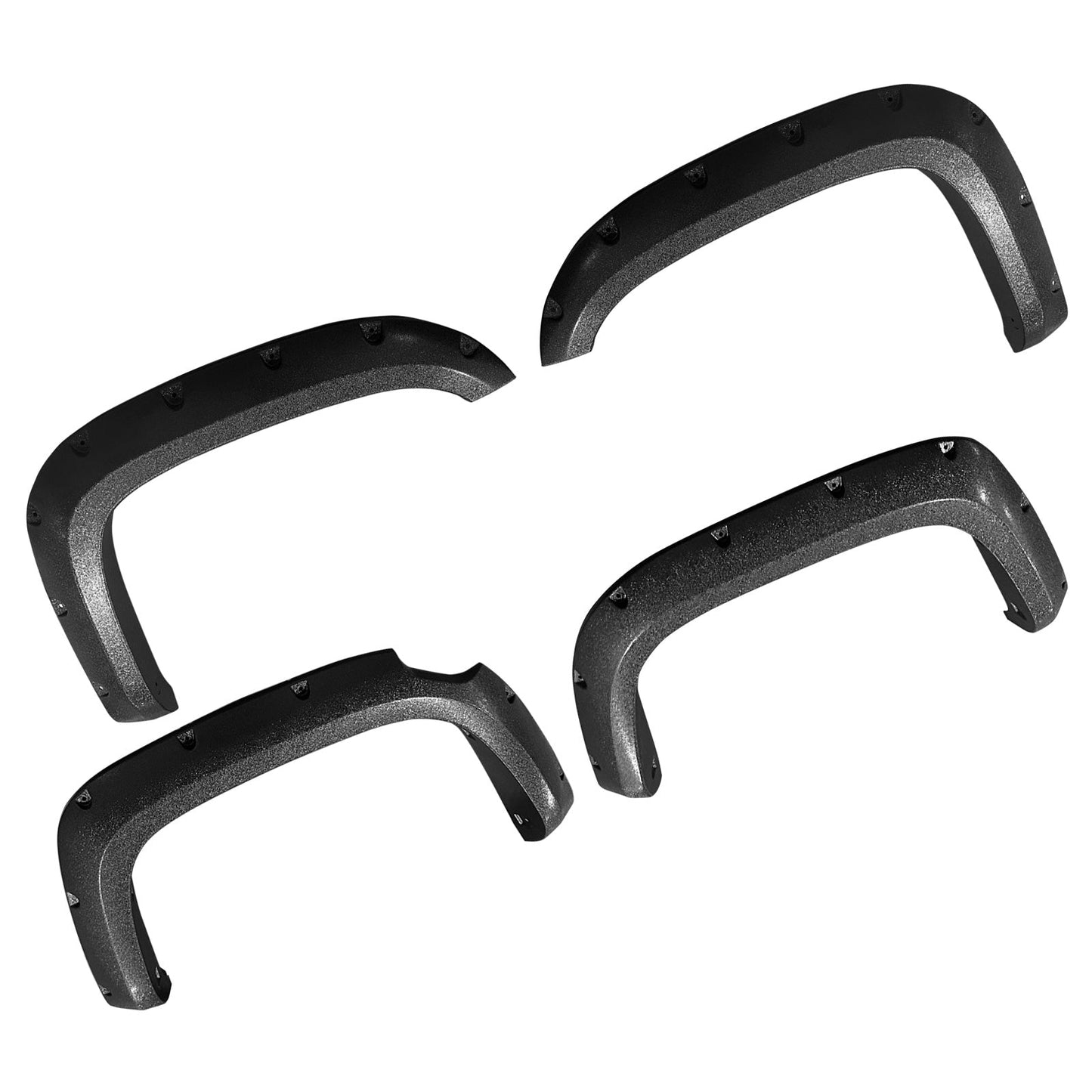 2015-2020 Chevy Colorado Short Bed Rivet Bolt Style Fender Flares ABS