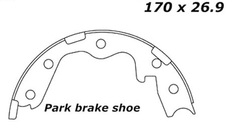 Porterfield Brake Shoes for 1993 NISSAN 300ZX