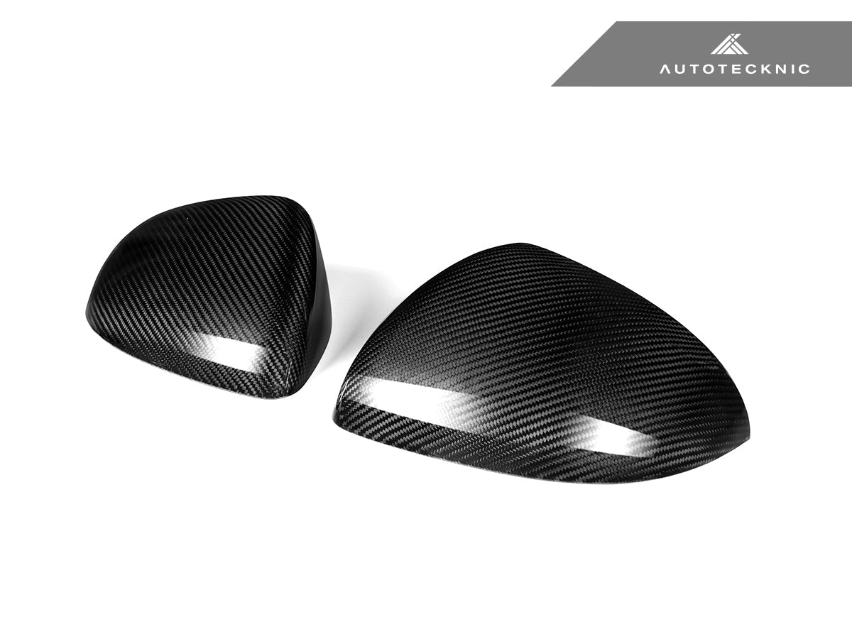 AutoTecknic Replacement Dry Carbon Mirror Covers - Mercedes-Benz W206 C-Class