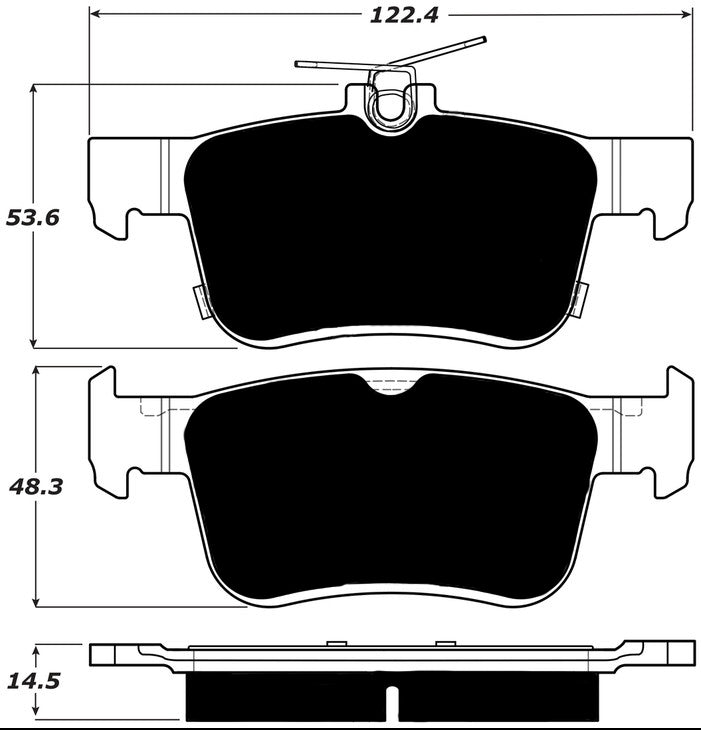 Porterfield Brake Pads for 2017 HONDA CIVIC Sedan EX