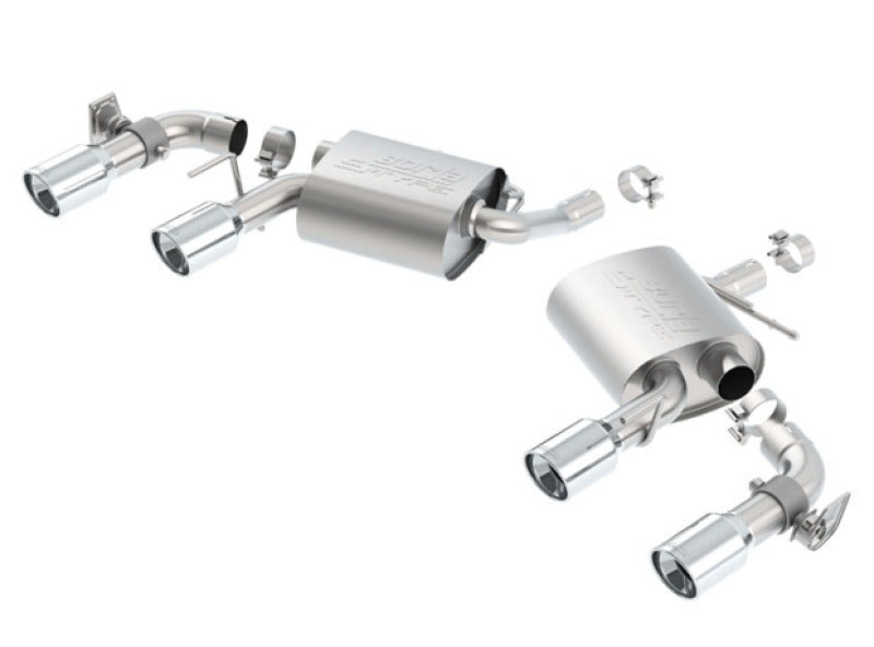 Borla 2016 Chevy Camaro V6 AT/MT S-Type Rear Section Exhaust w/ Dual Mode Valves 11930