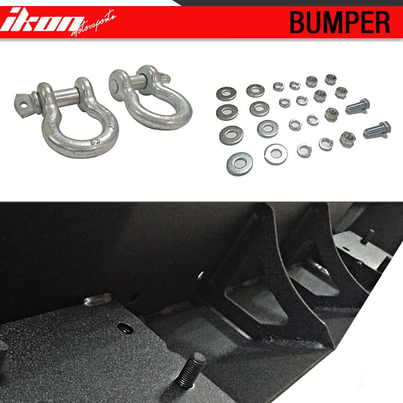 2007-2017 Jeep Wrangler Front Bumper Guard Hood Grill Stainless