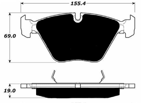 Porterfield Brake Pads for 2016 BMW Z4 35is
