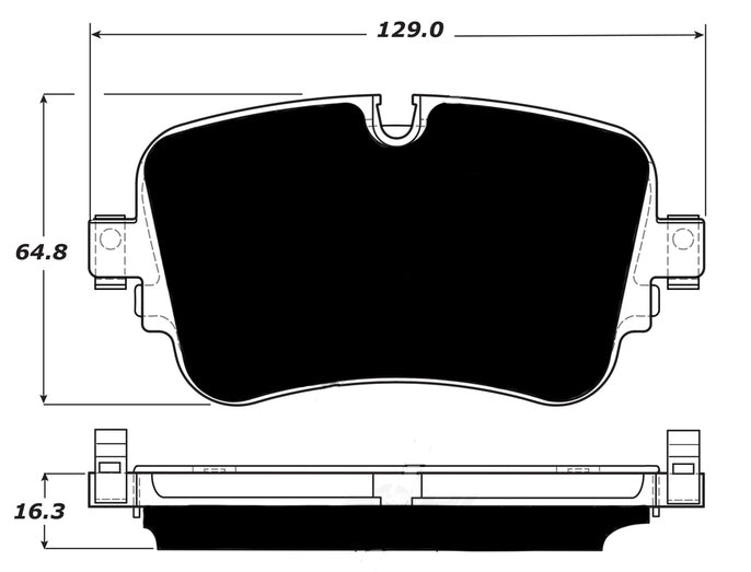 Porterfield Brake Pads for 2018 AUDI Q7 - w/375mm Front Discs