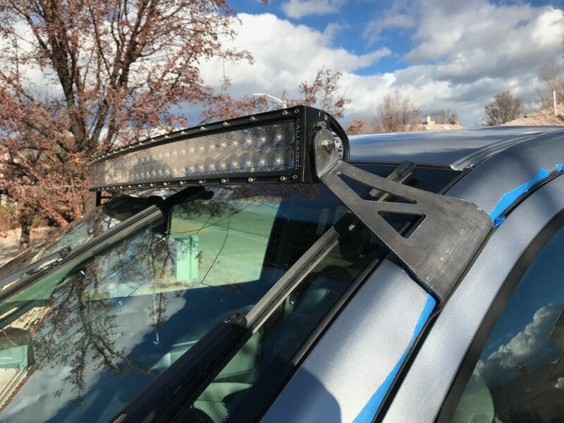 Cali Raised LED Cali Raised 2007-2021 Toyota Tundra 52 Curved Led Light Bar Roof Brackets Kit For - W/5D Optic Osr CR2550