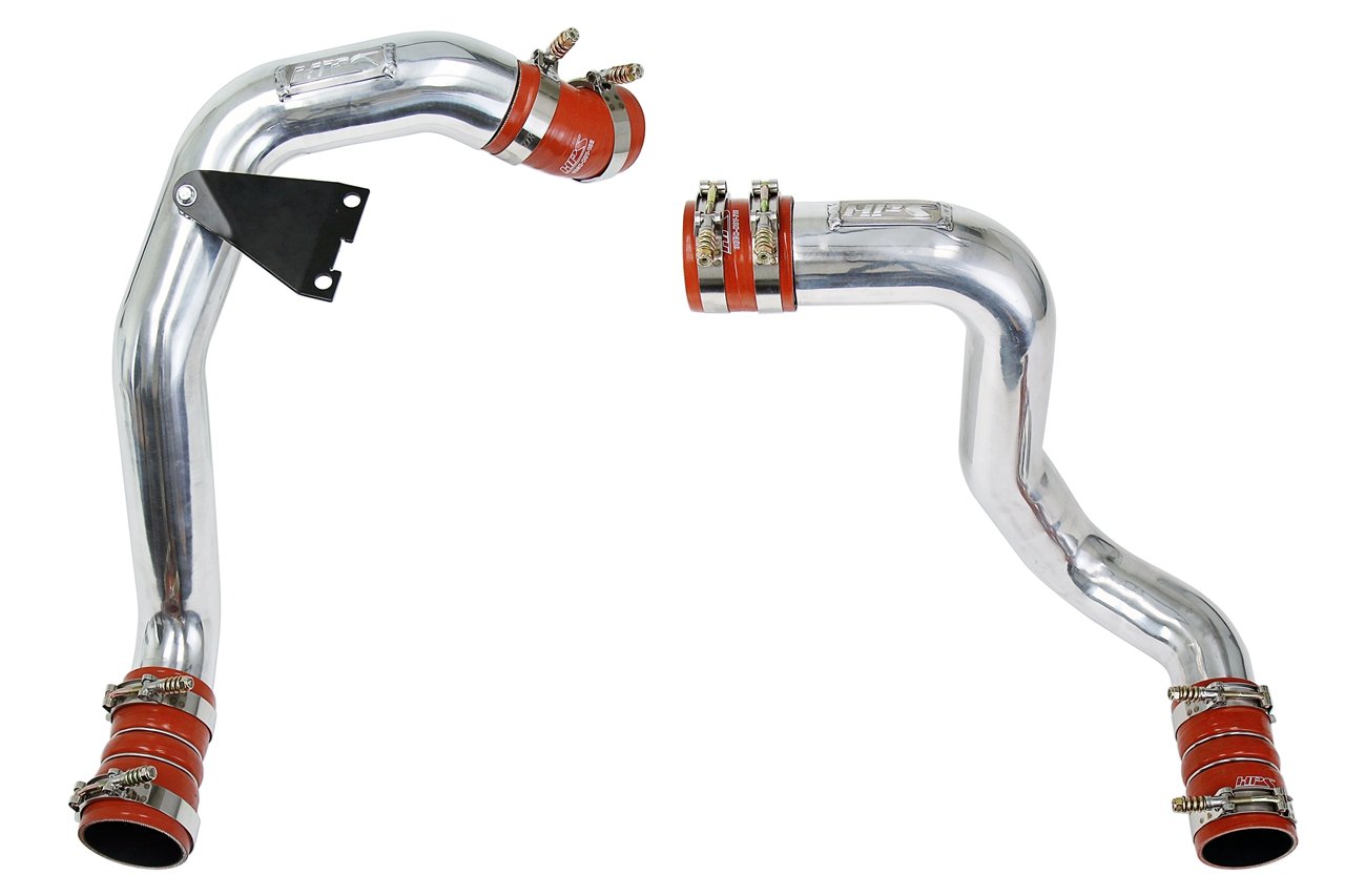 HPS Hot & Cold Side Charge Pipe with CAC Hose Intercooler Boots, 03-07 Ford F350 Superduty Powerstroke 6.0L Diesel Turbo
