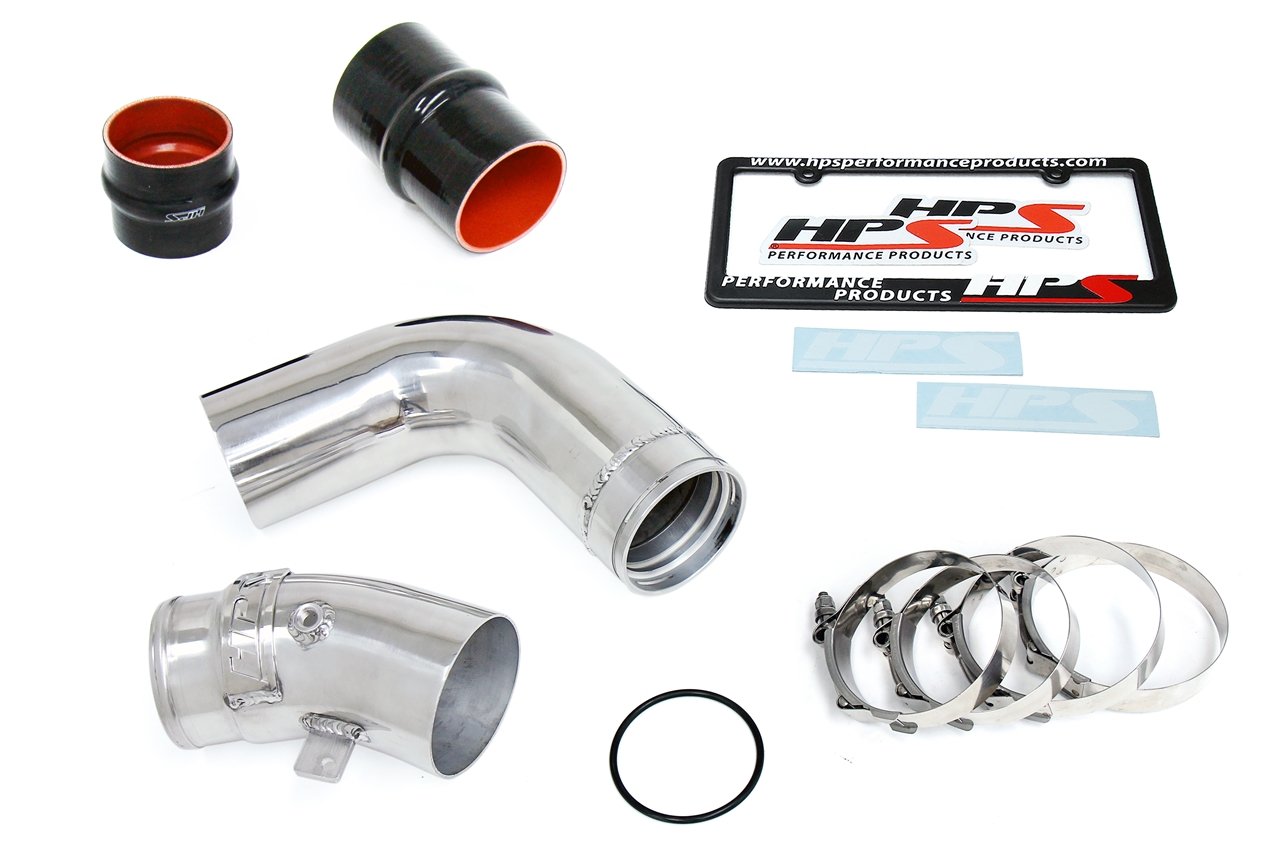 HPS Performance HPS Intercooler Charge Pipe Cold Side, 2017-2019 GMC Sierra 3500 HD Duramax 6.6L V8 Diesel Turbo L5P