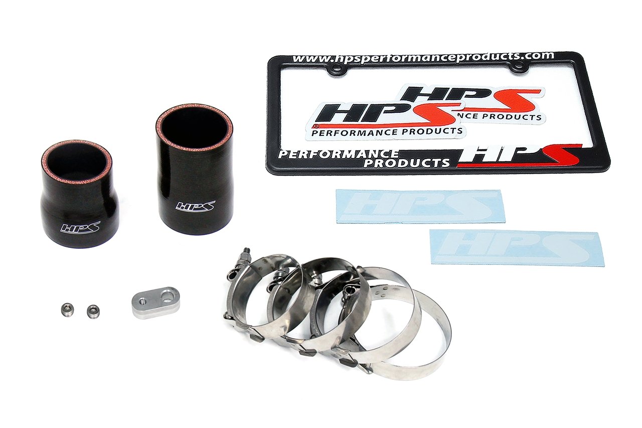 HPS Performance Products HPS Intercooler Hot Charge Pipe with Silicone Boots 2018-2022 Lexus RC300 2.0L Turbo , 17-122