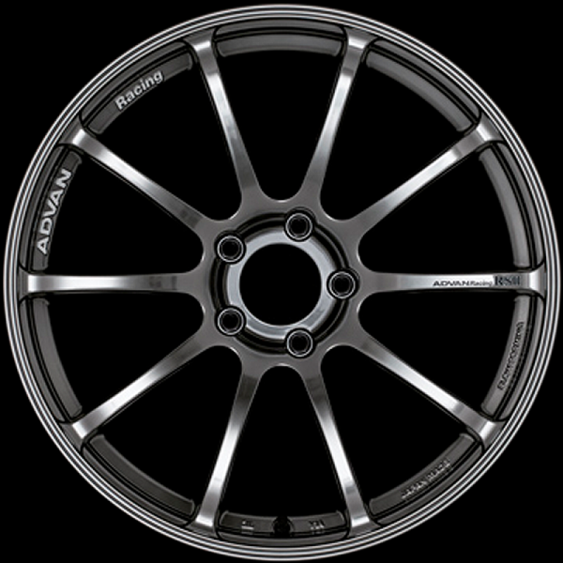 Advan RSII 17x9.5 / +15 Offset / 5x114.3 / 73mm Bore / Hyper Black YAP7J15EHB