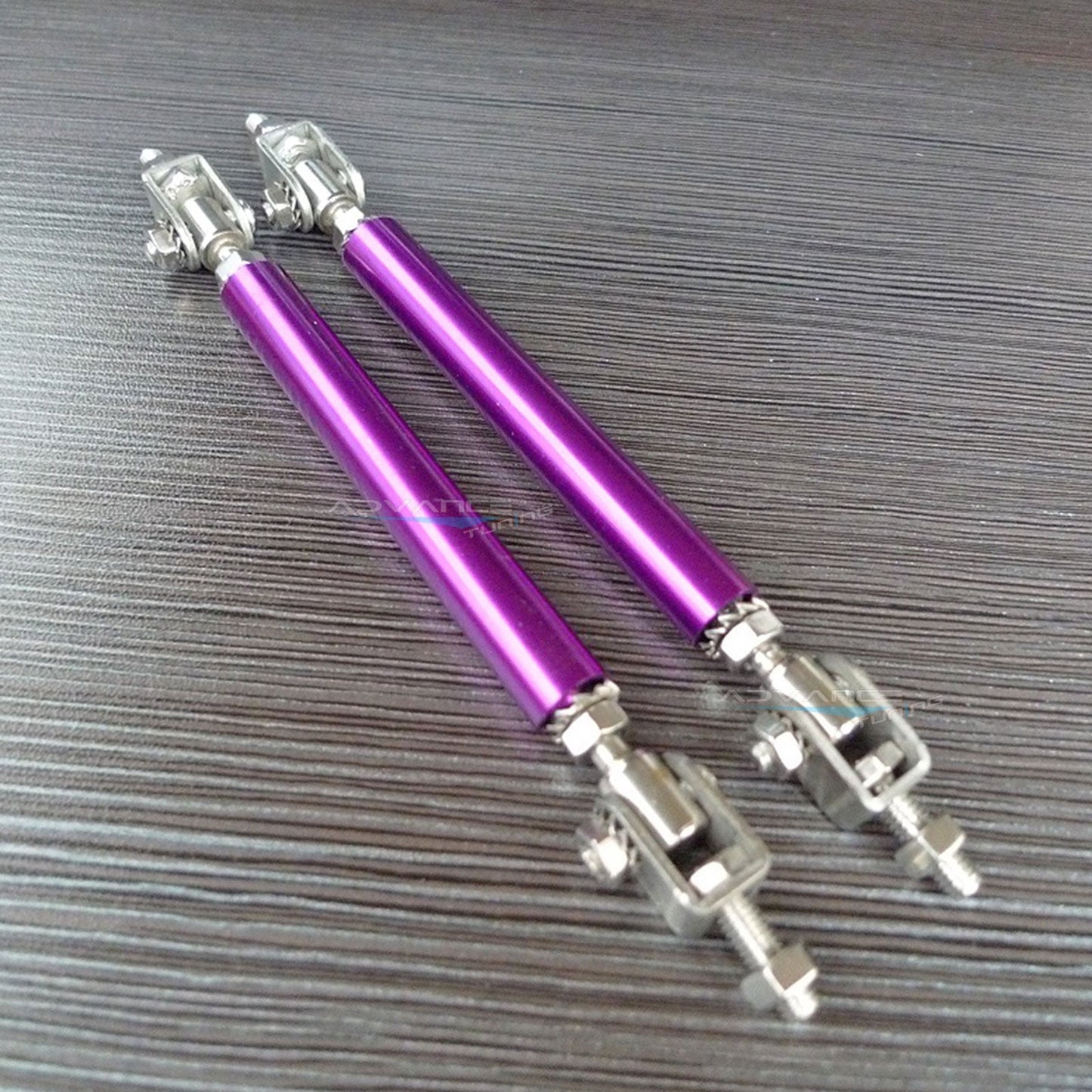 Universal Adjustable 5.5"-8" Purple Front Lip Strut Rod Support Steel