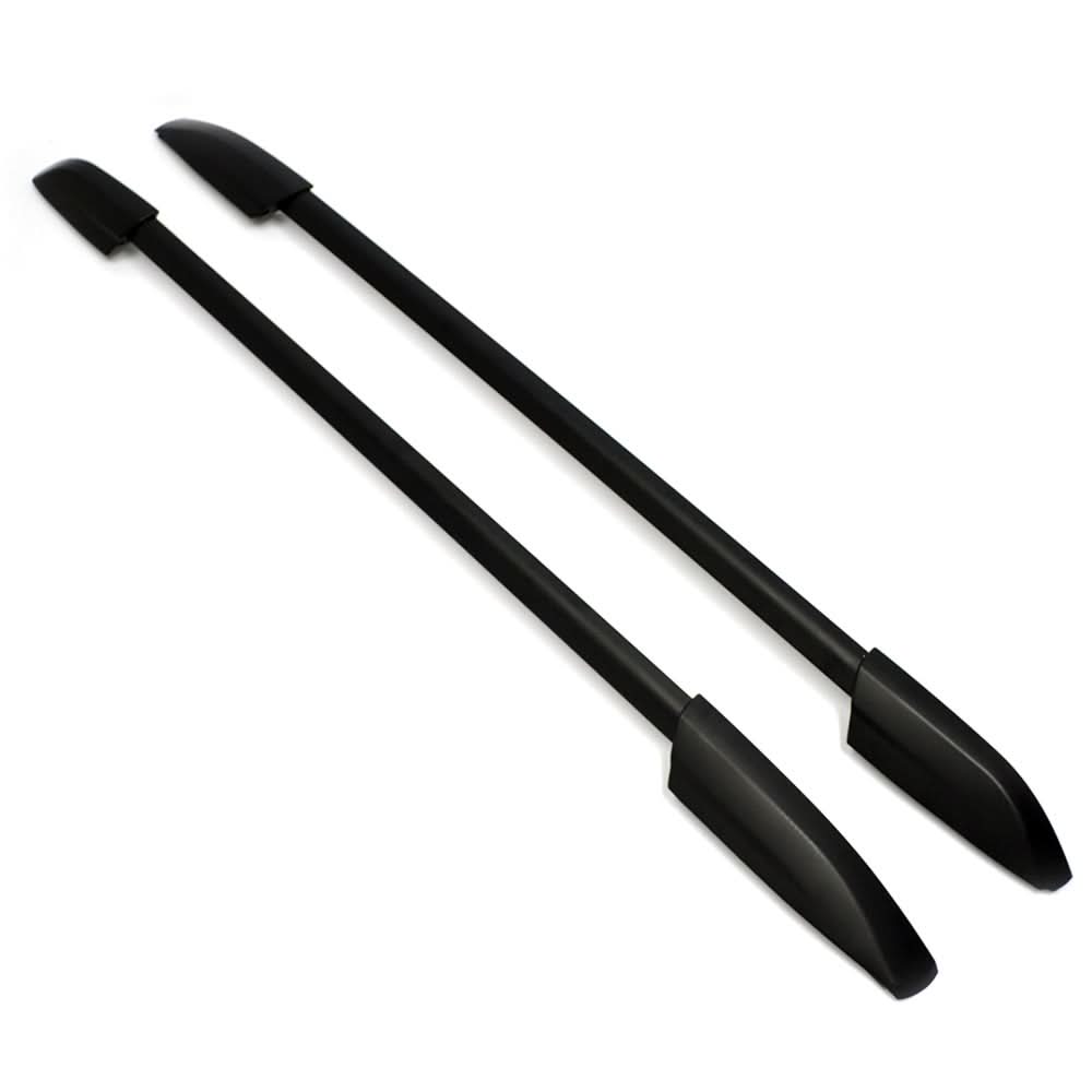 2008-2013 Toyota Highlander Black Roof Rack Rail Side Top 2PC