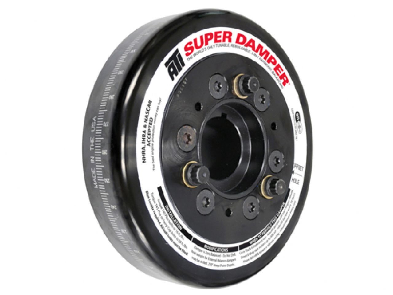 ATI Performance Products Damper - 7.07 - St - Chevy Sb 3rg 1-pc Hub Inner Shell W/ 2nd 3/16" Ke