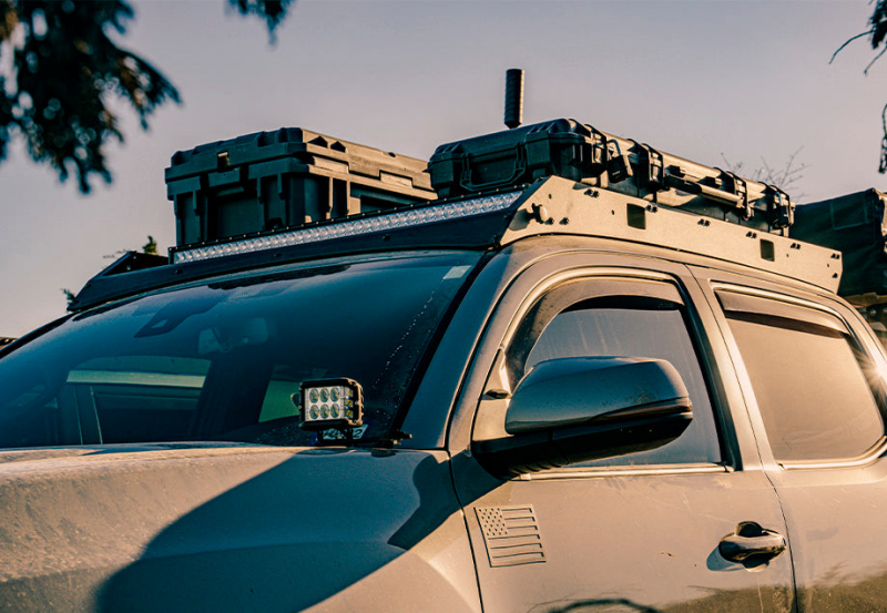 Cali Raised LED Cali Raised 05-23 Toyota Tacoma Premium Roof Rack - No Front Light Bar / No Switch / No Lights CR2755