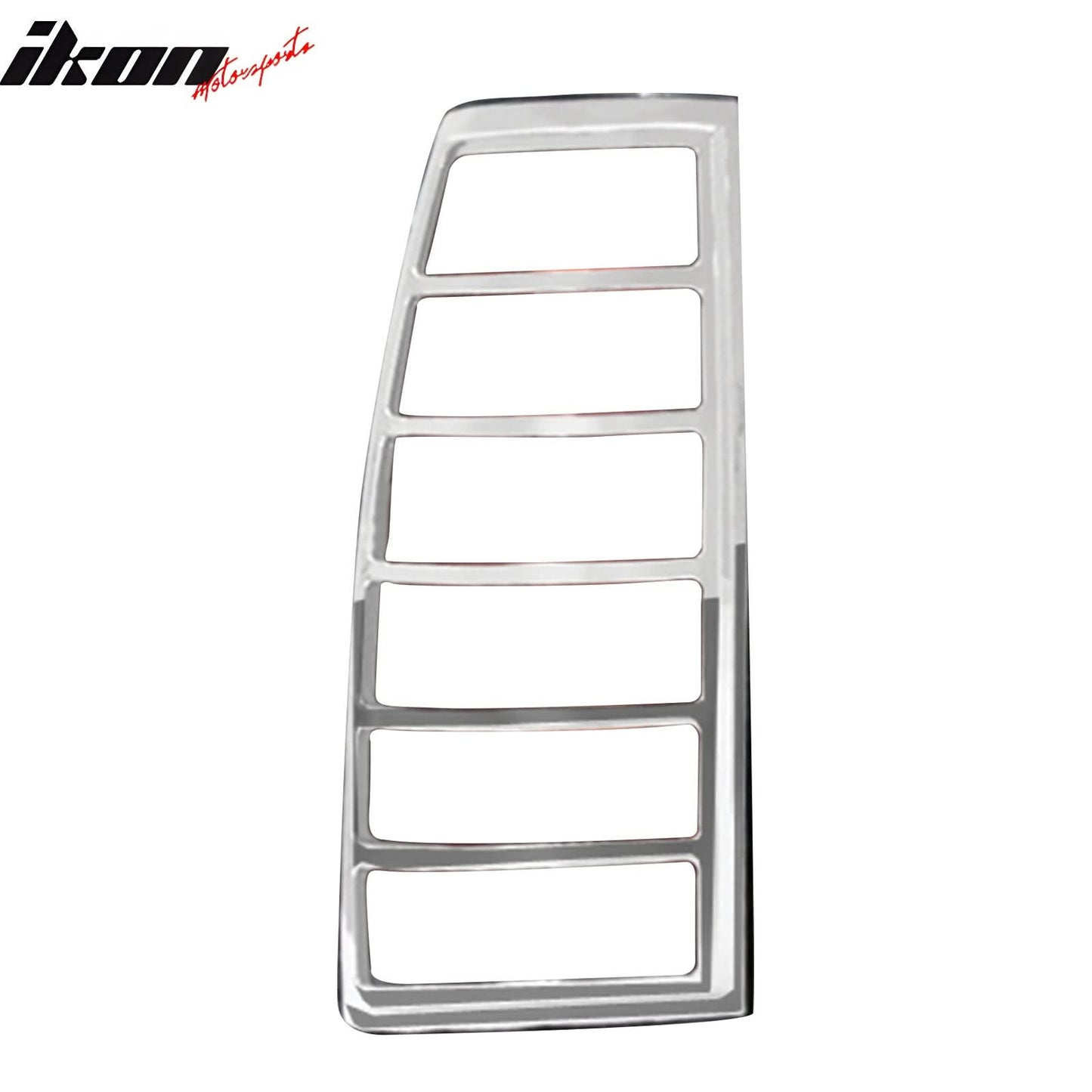 1988-1998 GMC C1500/K1500 Chrome 2PC Rear Tail Lights Bezel Covers ABS