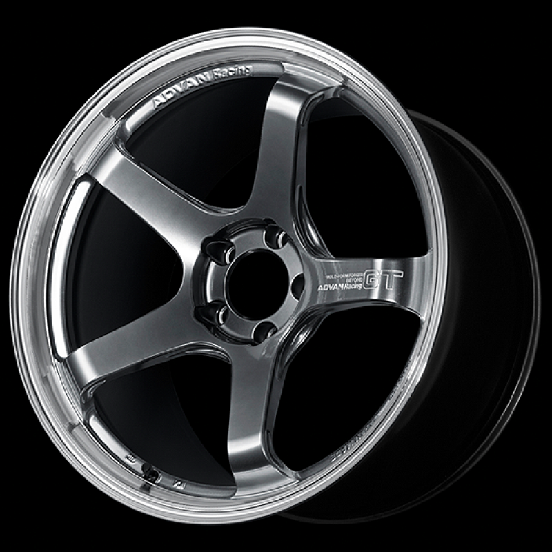 Advan GT Beyond 19X10.0 / +35 Offset / 5x114.3 BC / +35mm Bore / Machining and Hyper Platinum Black YAQB9K35EMPB