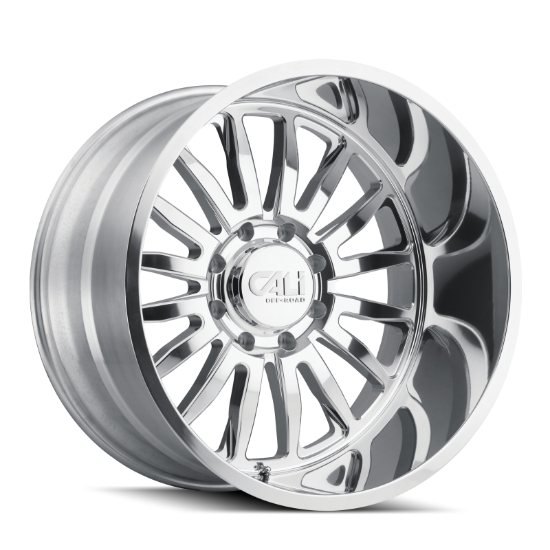 Cali Off-Road 9110 Summit 20x10 / 6x139.7 BP / -25mm Offset / 106mm Hub Polished Wheel 9110-2183P