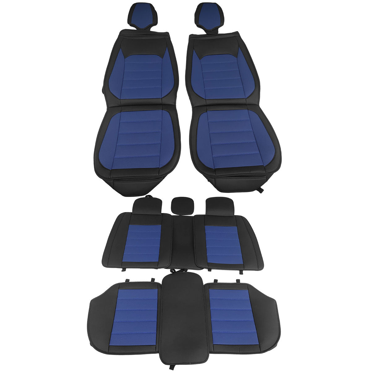 Universal Fit PU Leather Car Seat Covers Cushion Protector - 01 Style
