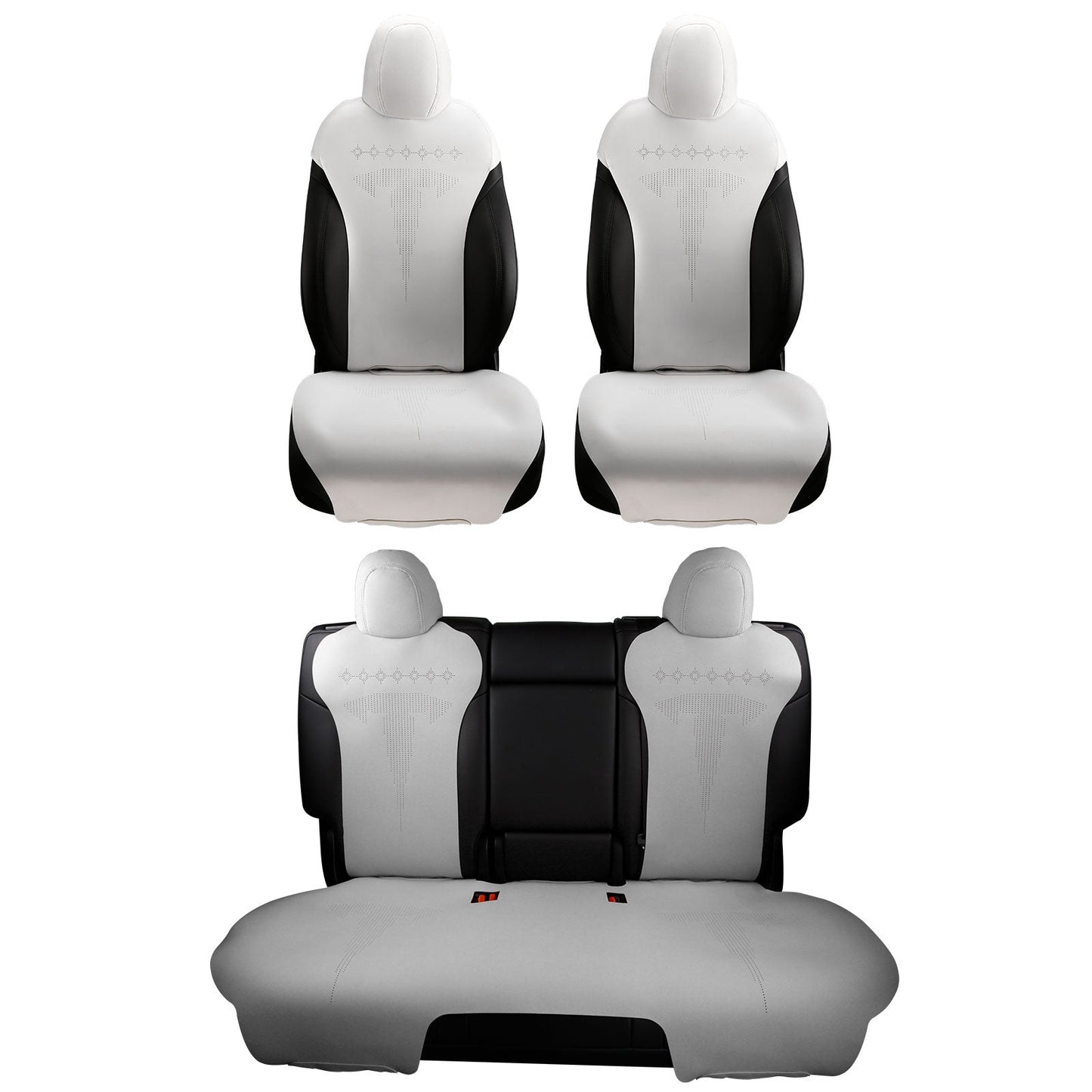 2020-2024 Tesla Model Y Seat Covers Cushions V2 Suede Leather