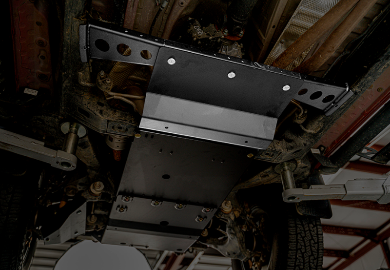 Cali Raised LED Cali Raised 16-23 Toyota Tacoma Transfer Case Skid Plate /Yes Manual Transmission/Aluminum/PwdrCoat CR3677