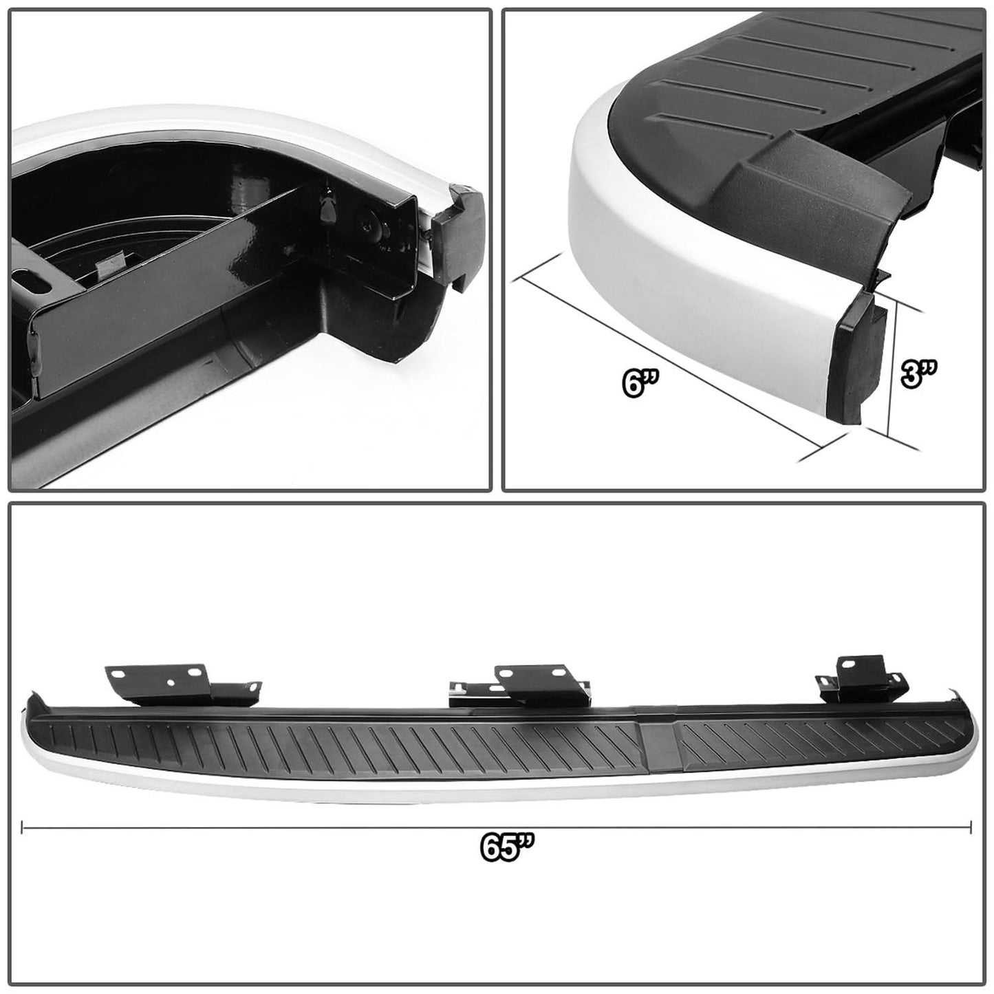 2006-2013 Land Rover Range Rover Sport Anti-Slip Nerf Bars