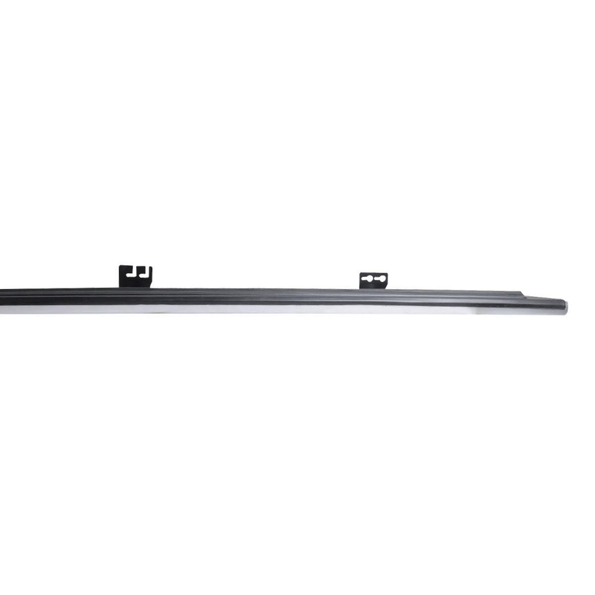 2003-2012 Land Rover Range Rover OE Silver Rubber Black Running Board