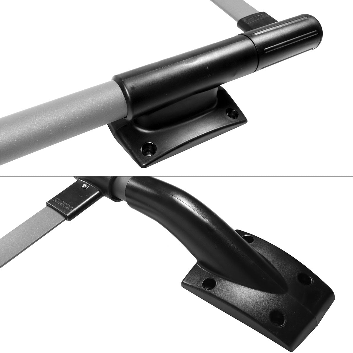 2005-2022 Nissan Frontier OE Grey Black Roof Rack Cross Bar Aluminum