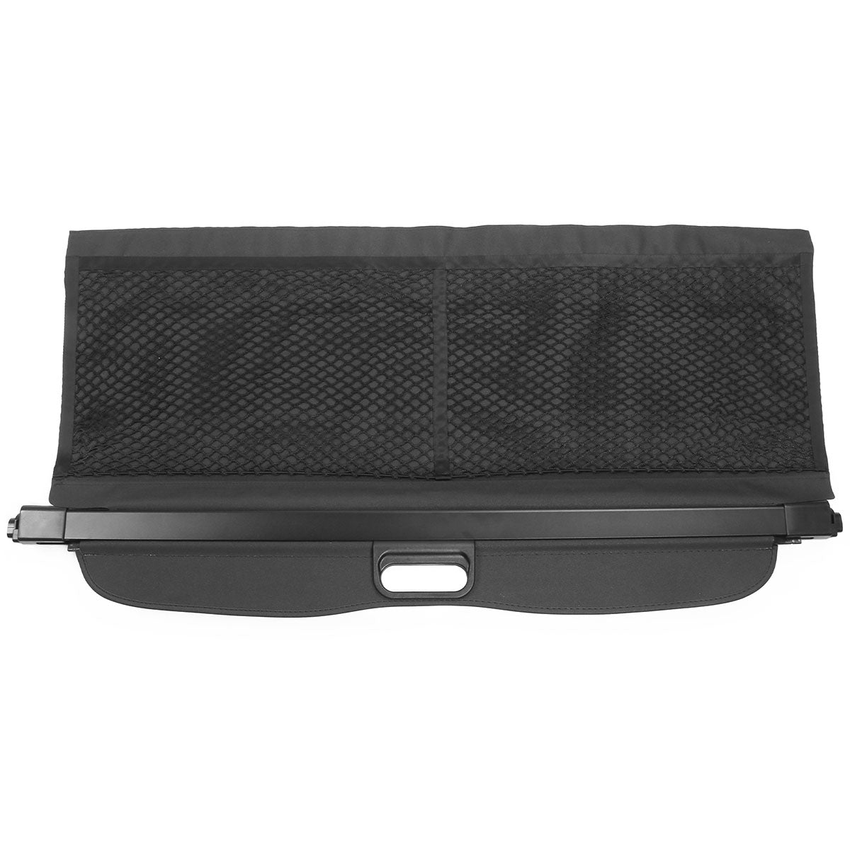 2016-2019 Smart EQ Fortwo 2DR Black Rear Cargo Cover PVC Aluminum Rod