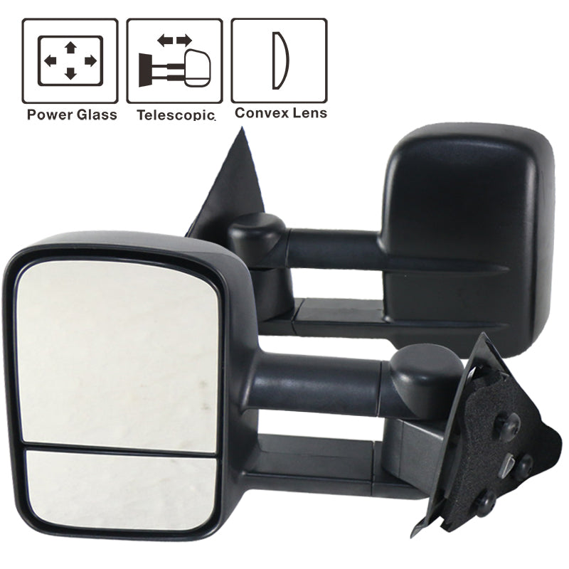 1997-2004Â Ford F150/250 Side Towing Tow Mirrors Power Non-Heated Pair