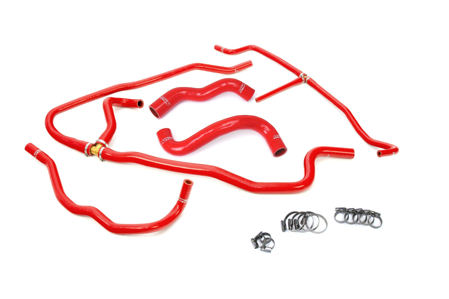 HPS Performance HPS Reinforced Red Silicone Radiator + Heater Hose Kit Coolant Chevy 09-13 Corvette Z06 LS7 7.0L V8