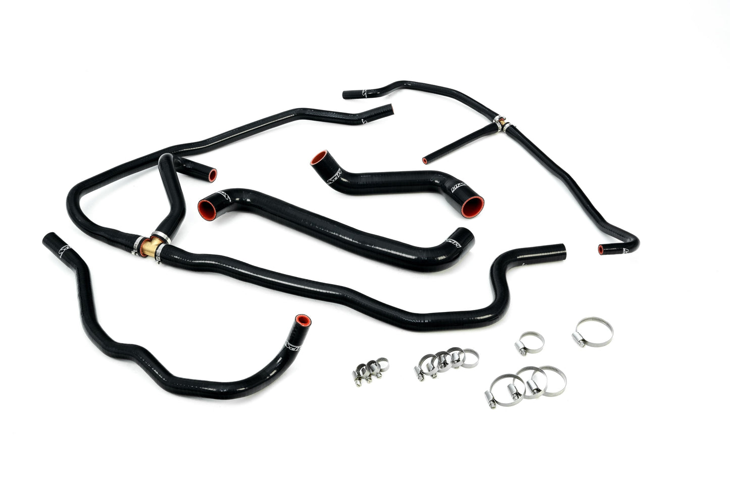 HPS Performance Products HPS Reinforced Black Silicone Radiator + Heater Hose Kit Coolant Chevy 06-08 Corvette 7.0L LS7 V8 Z06