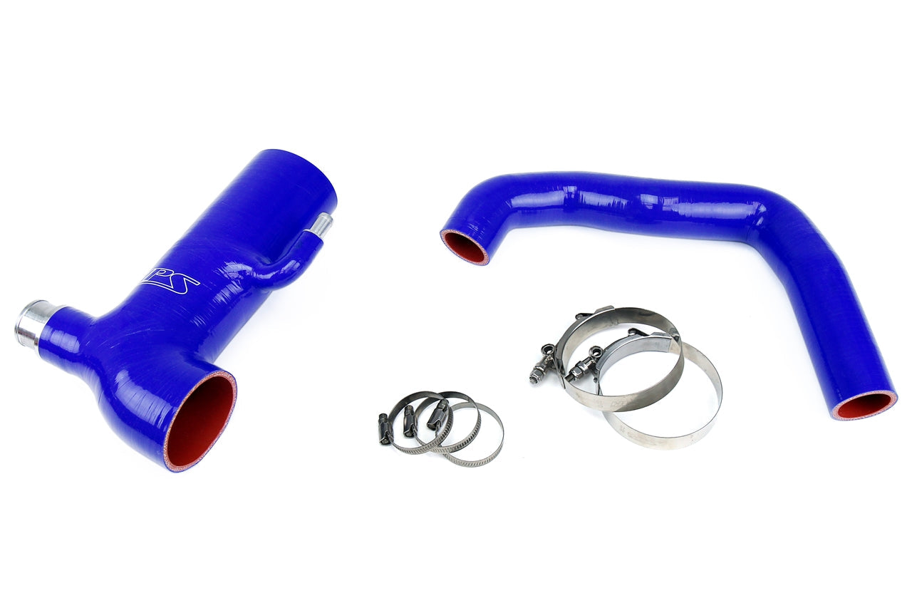 HPS Performance HPS Blue Reinforced Silicone Post MAF Air Intake Hose + Sound Tube 2pc Kit Subaru 13-16 BRZ