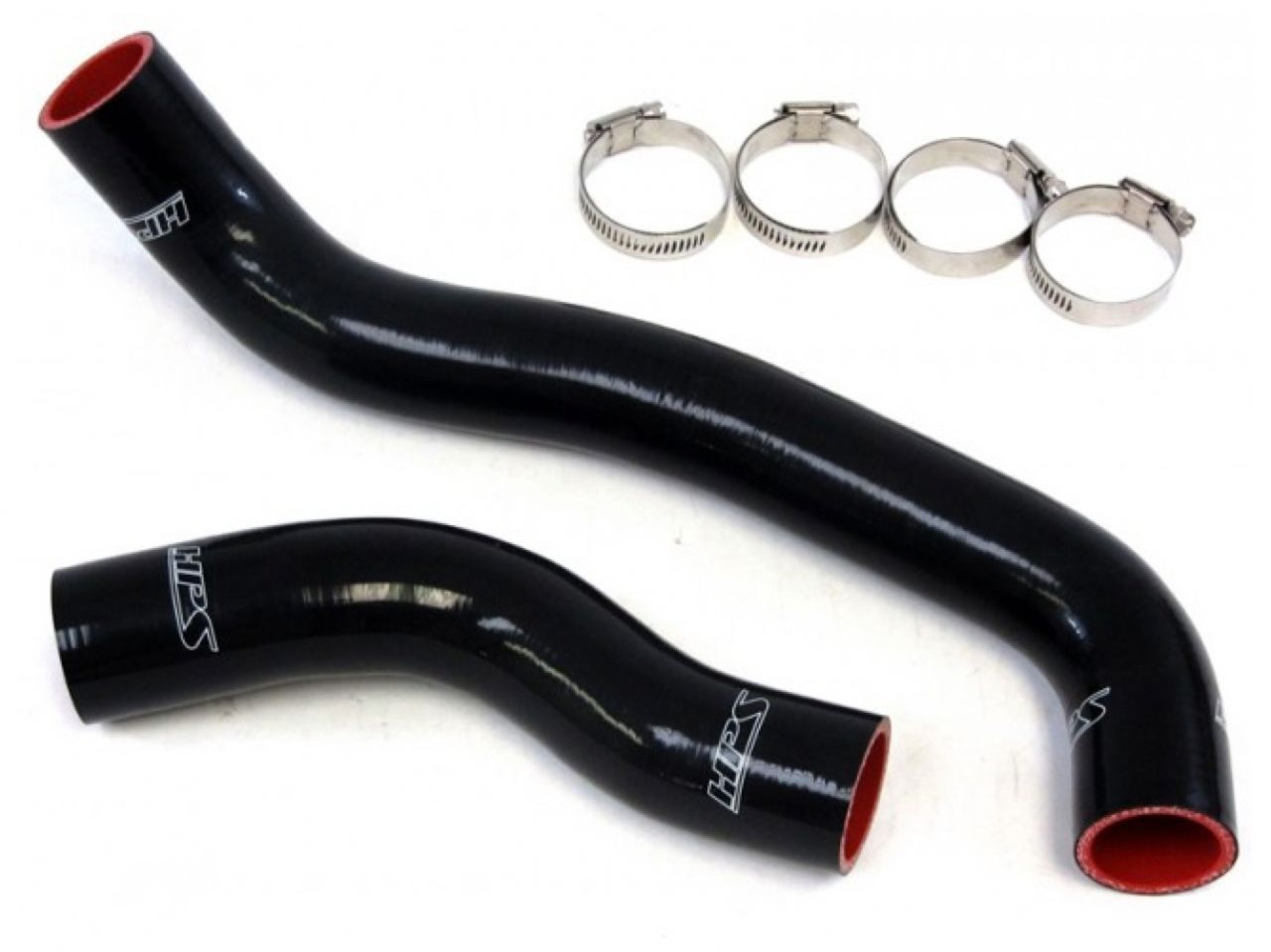 HPS Performance HPS Reinforced Black Silicone Radiator Hose Kit Coolant Mazda 86-88 RX7 1.3L NA Turbo