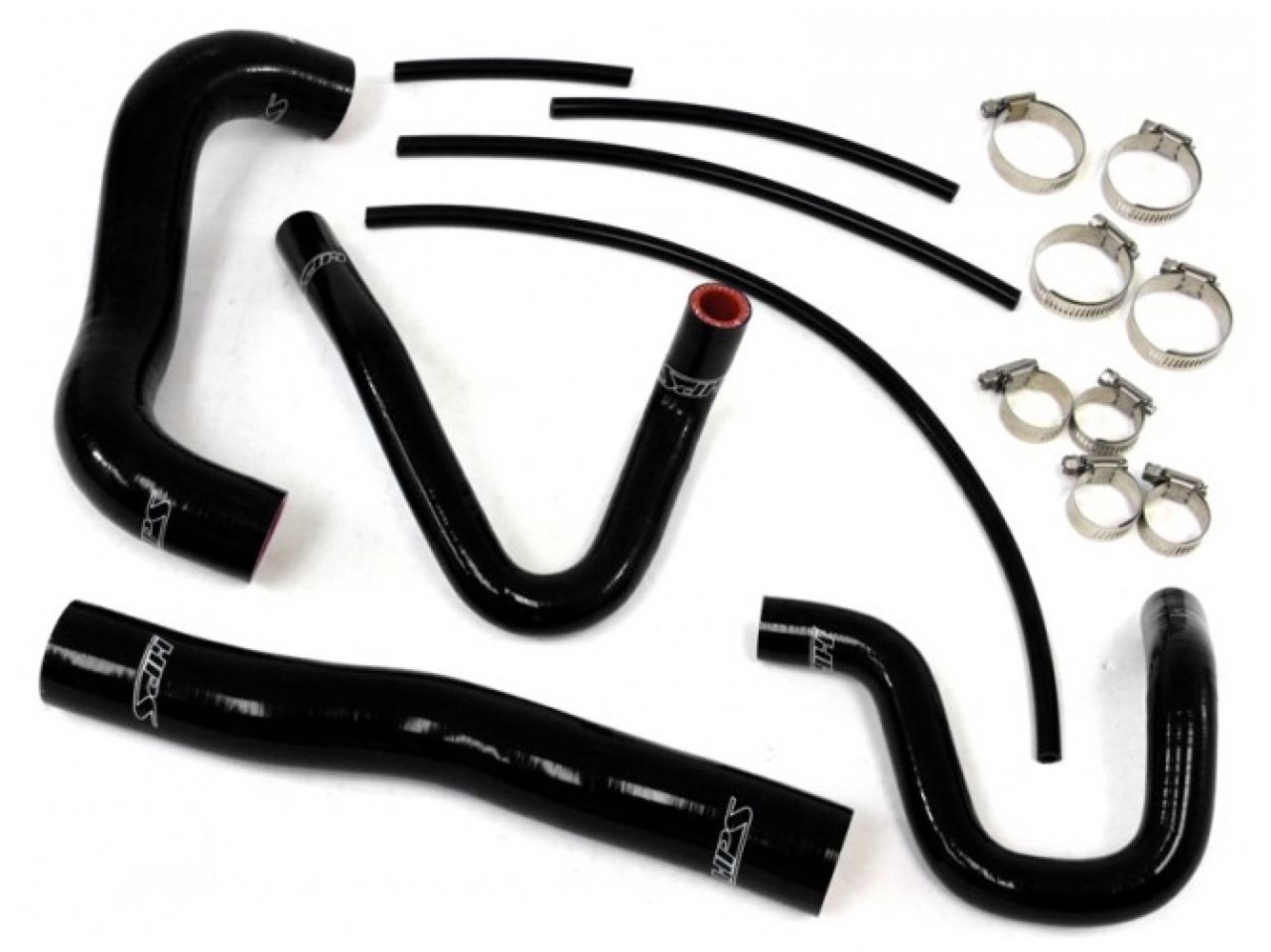 HPS Performance HPS Reinforced Black Silicone Radiator + Heater Hose Kit Coolant Hyundai 13-14 Genesis Coupe 2.0T Turbo 4Cyl