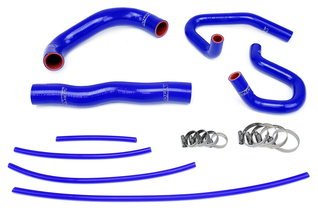 HPS Performance HPS Silicone Radiator + Heater Coolant Hose Kit Hyundai 2013-2014 Genesis Coupe 2.0T Turbo 4Cyl Left Hand Drive, 57-1324