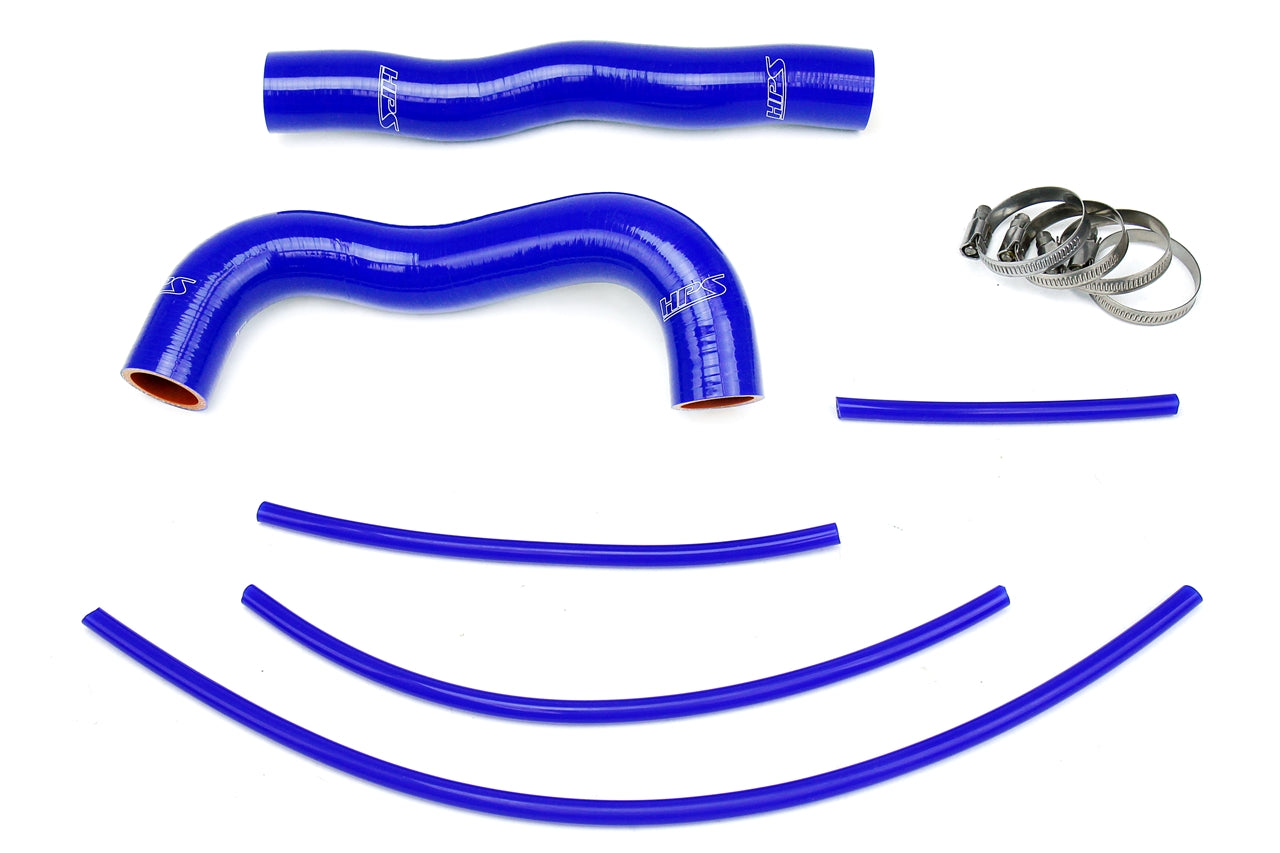 HPS Performance HPS Reinforced Blue Silicone Radiator Hose Kit Coolant Hyundai 13-14 Genesis Coupe 2.0T Turbo 4Cyl
