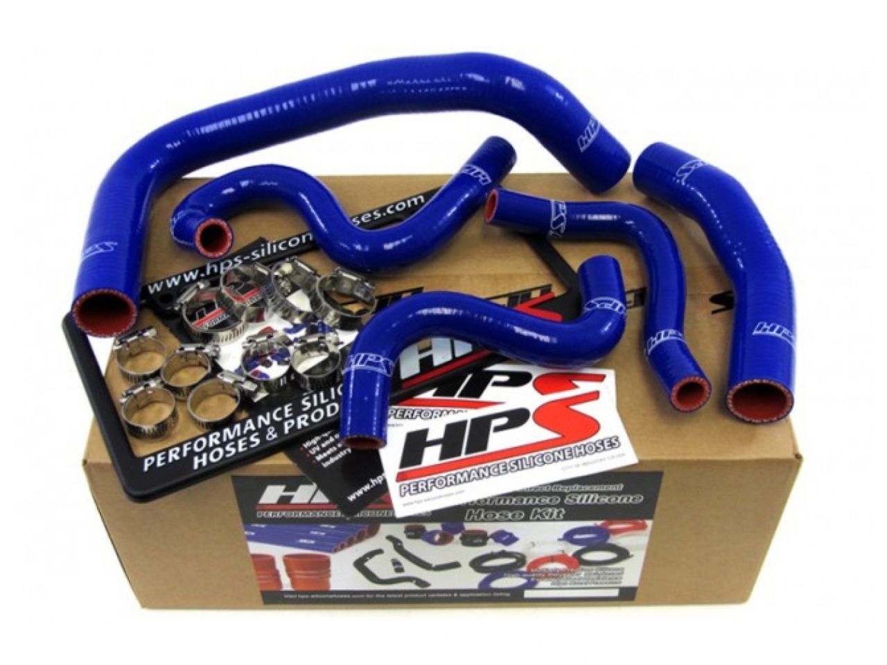 HPS Performance Products HPS Blue Reinforced Silicone Radiator + Heater Hose Kit Toyota 85-87 Corolla AE86 4A-GEU Left Hand Drive