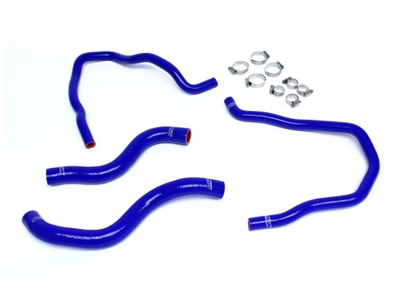 HPS Performance Products HPS Blue Reinforced Silicone Radiator + Heater Hose Kit Honda 13-17 Accord 2.4L LHD