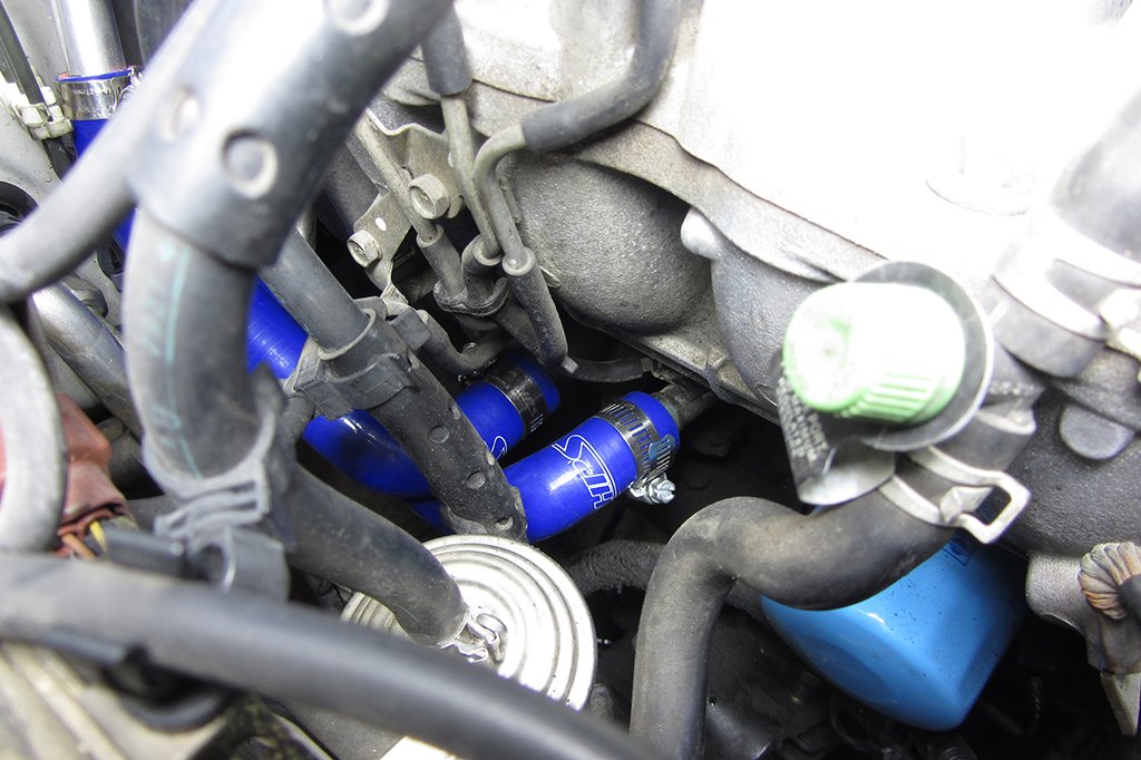 HPS Performance HPS Blue Reinforced Silicone Heater Hose Kit Nissan 95-98 240SX S14 KA24DE