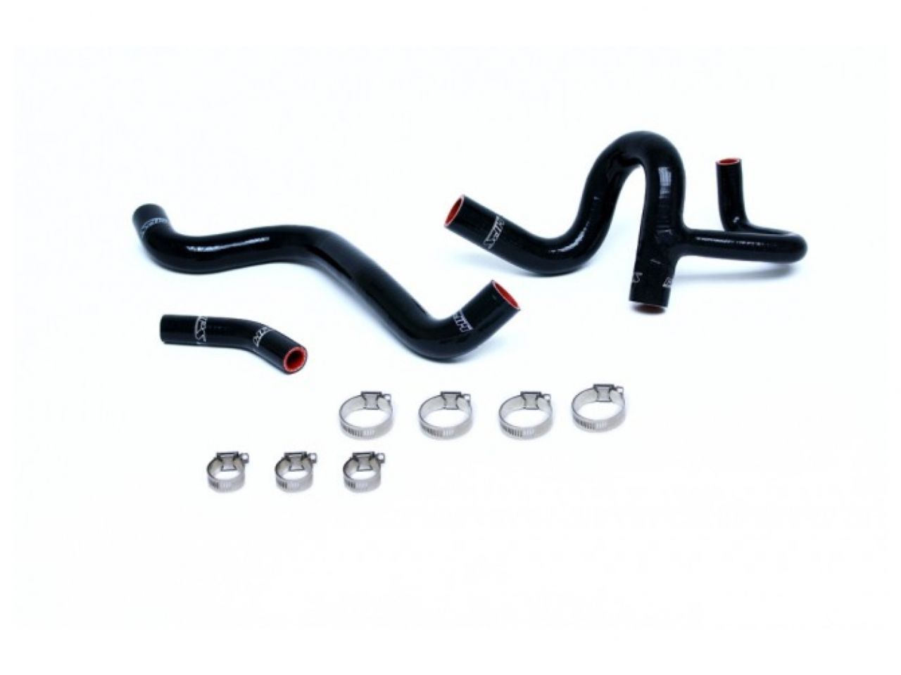 HPS Performance Products HPS Reinforced Black Silicone Radiator Hose Kit Coolant Dodge 12-16 Dart 1.4T Turbo