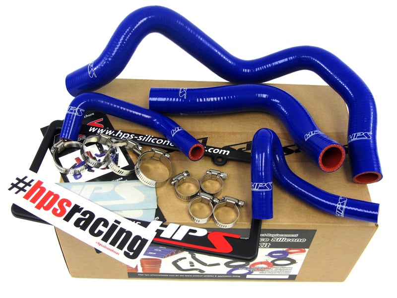 HPS Performance Products HPS Reinforced Blue Silicone Radiator + Heater Hose Kit Coolant Mazda 99-05 Miata 1.8L
