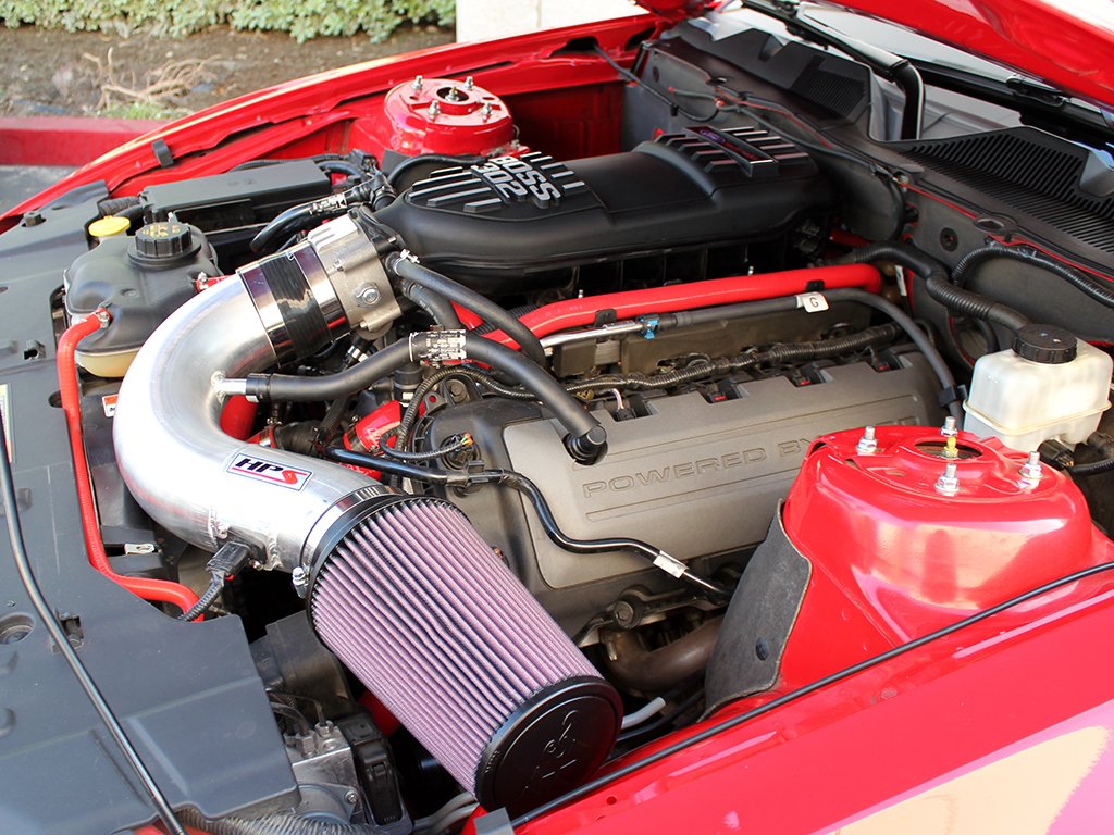 HPS Performance HPS Red Reinforced Silicone Radiator and Heater Hose Kit Coolant Ford 11-14 Mustang GT 5.0L V8 & Boss 302
