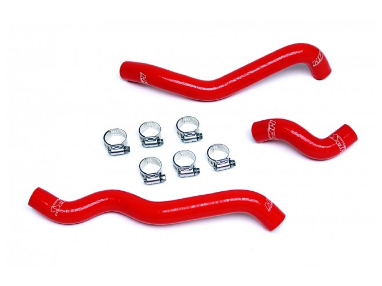 HPS Performance Products HPS Red Reinforced Silicone Heater Hose Kit Nissan 03-06 350Z LHD