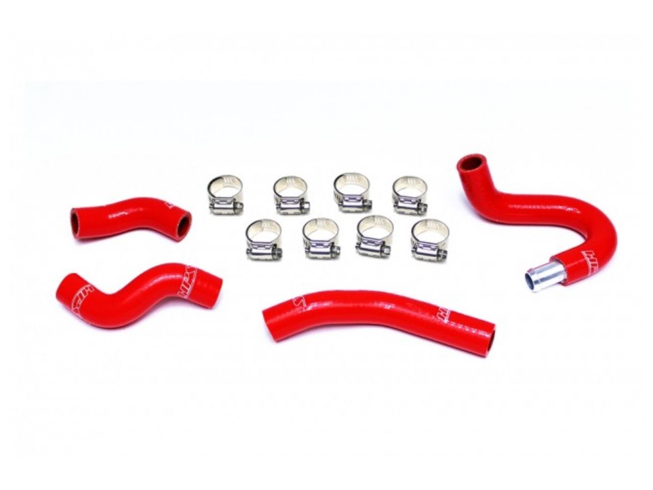 HPS Performance Products HPS Reinforced Red Silicone Heater Hose Kit Coolant Nissan 07-08 350Z VQ35HR
