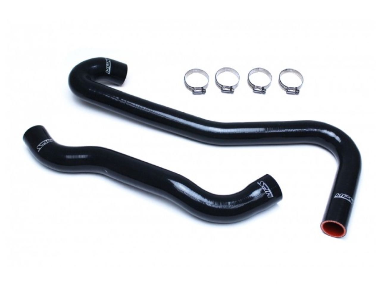 HPS Performance HPS Black Reinforced Silicone Radiator Hose Kit Coolant Jeep 06-08 Grand Cherokee SRT8 6.1L V8 WK1