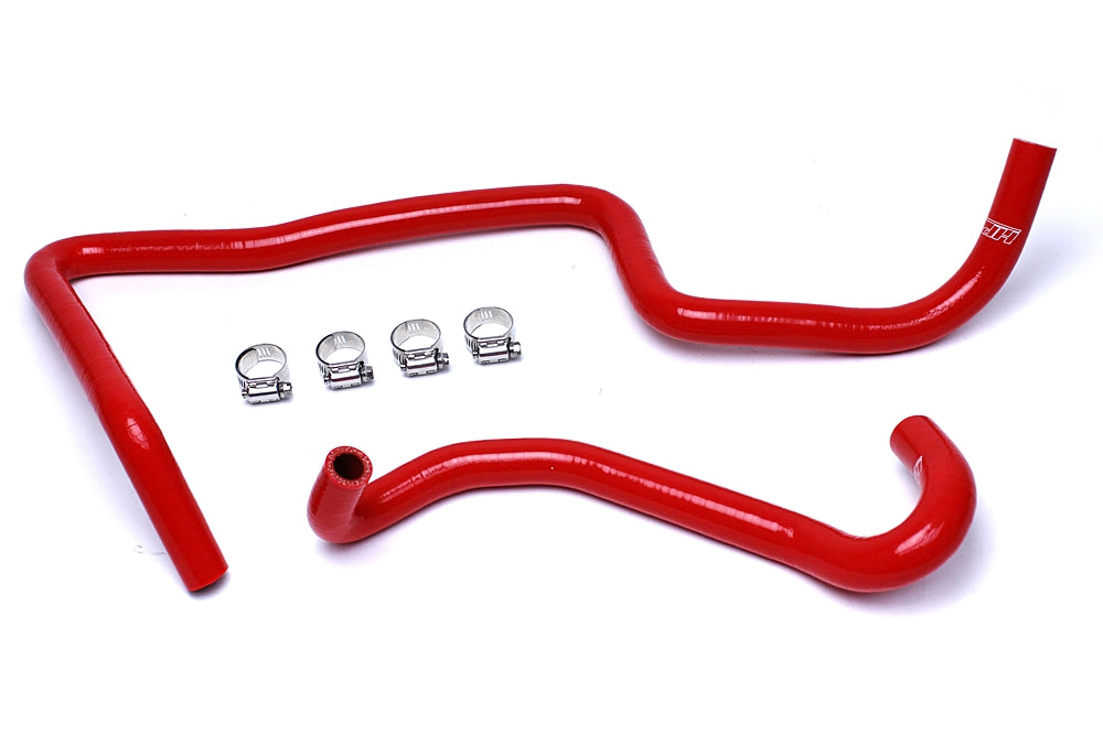 HPS Performance HPS Red Reinforced Silicone Heater Hose Kit Coolant Jeep 05-10 Grand Cherokee WK1 5.7L V8