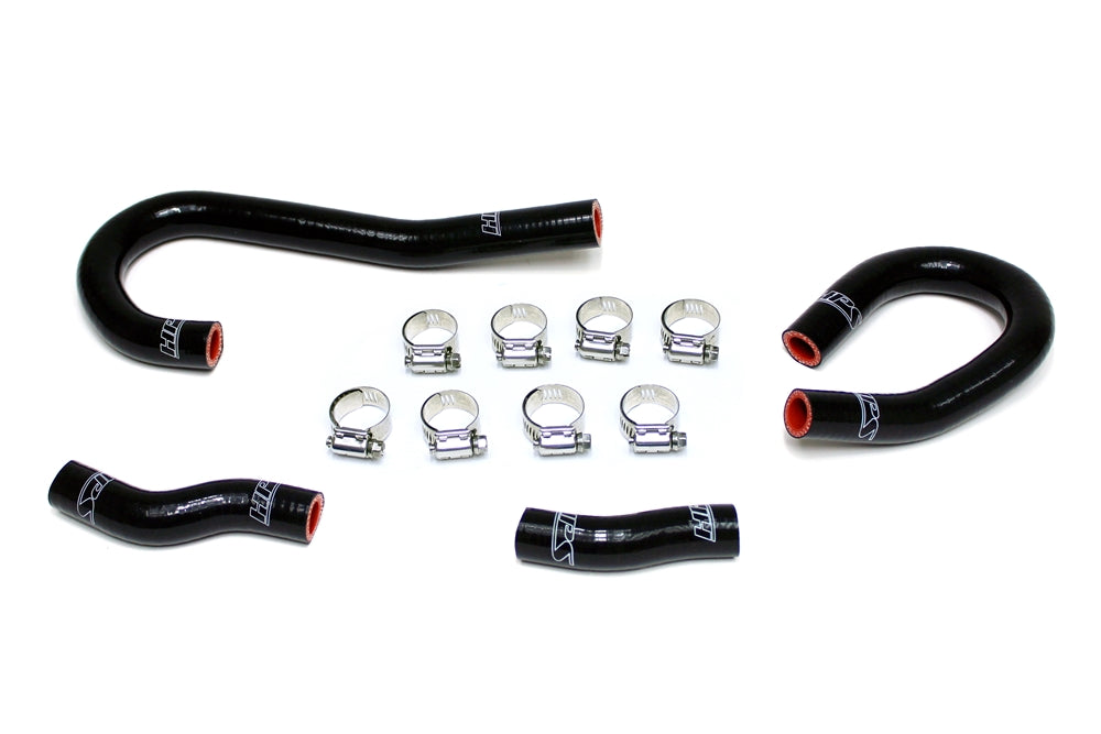 HPS Performance HPS Black Reinforced Silicone Heater Hose Kit Coolant Jeep 12-15 Grand Cherokee WK2 SRT8 6.4L