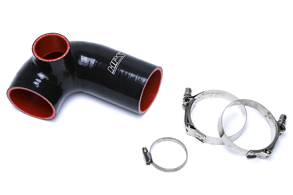 HPS Performance Products HPS Black Reinforced Silicone Post MAF Air Intake Hose Kit Mazda 09-15 MX-5 Miata NC2 NC3