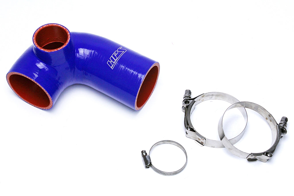 HPS Performance Products HPS Blue Reinforced Silicone Post MAF Air Intake Hose Kit Mazda 09-15 MX-5 Miata NC2 NC3